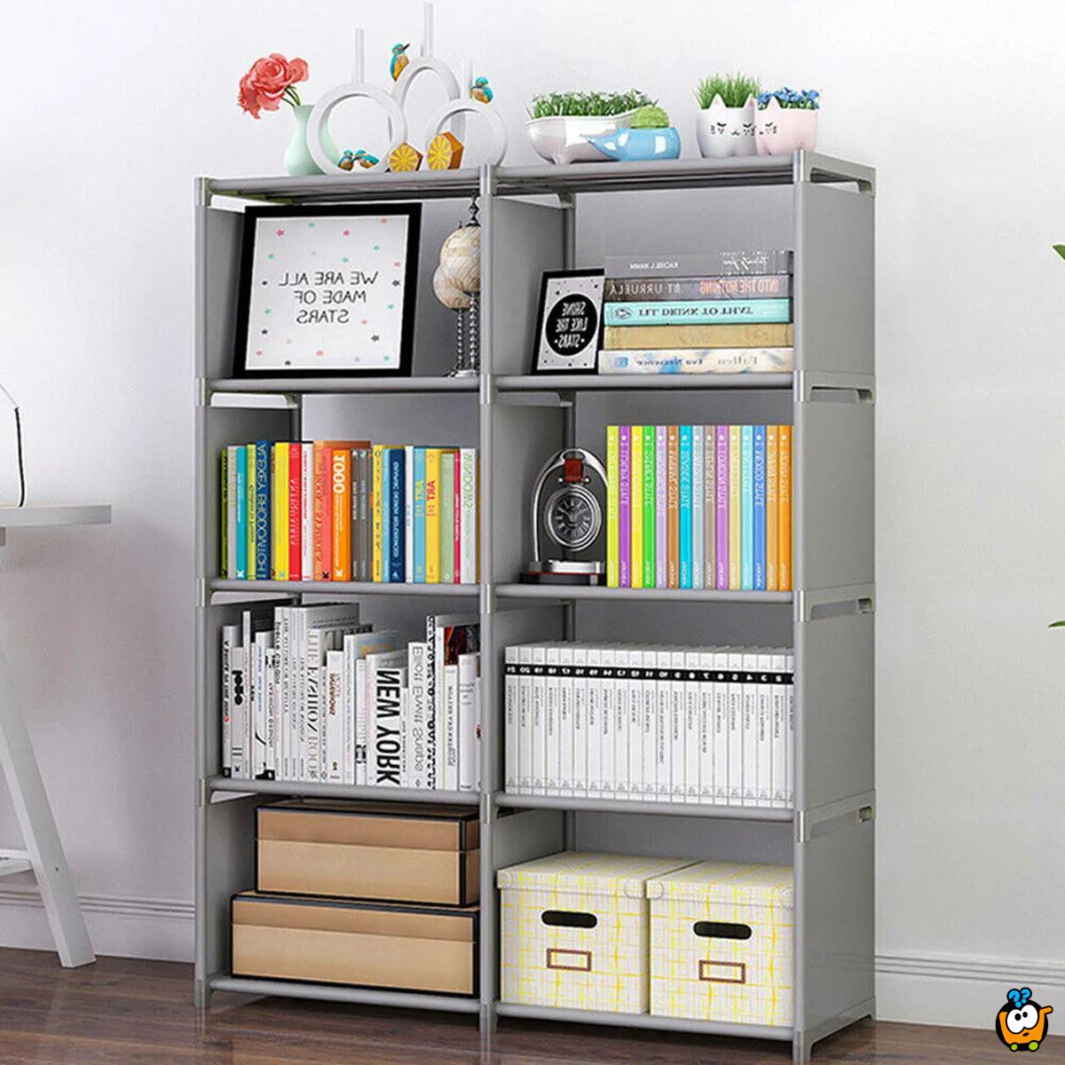 Modern Book Shelves - Organizer za knjige sa 8 pregrada