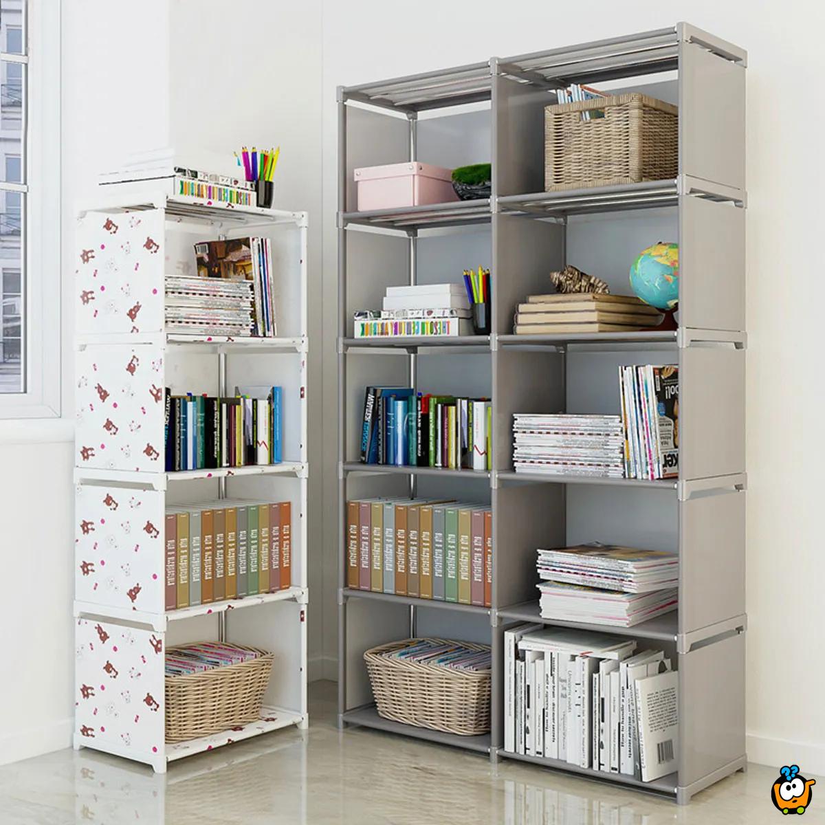 Modern Book Shelves - Organizer za knjige sa 8 pregrada