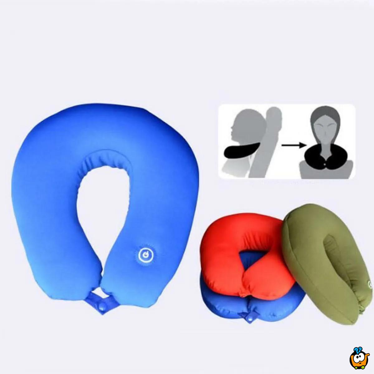 Vibracioni jastuk za vrat - za relaksaciju ili udobno putovanje