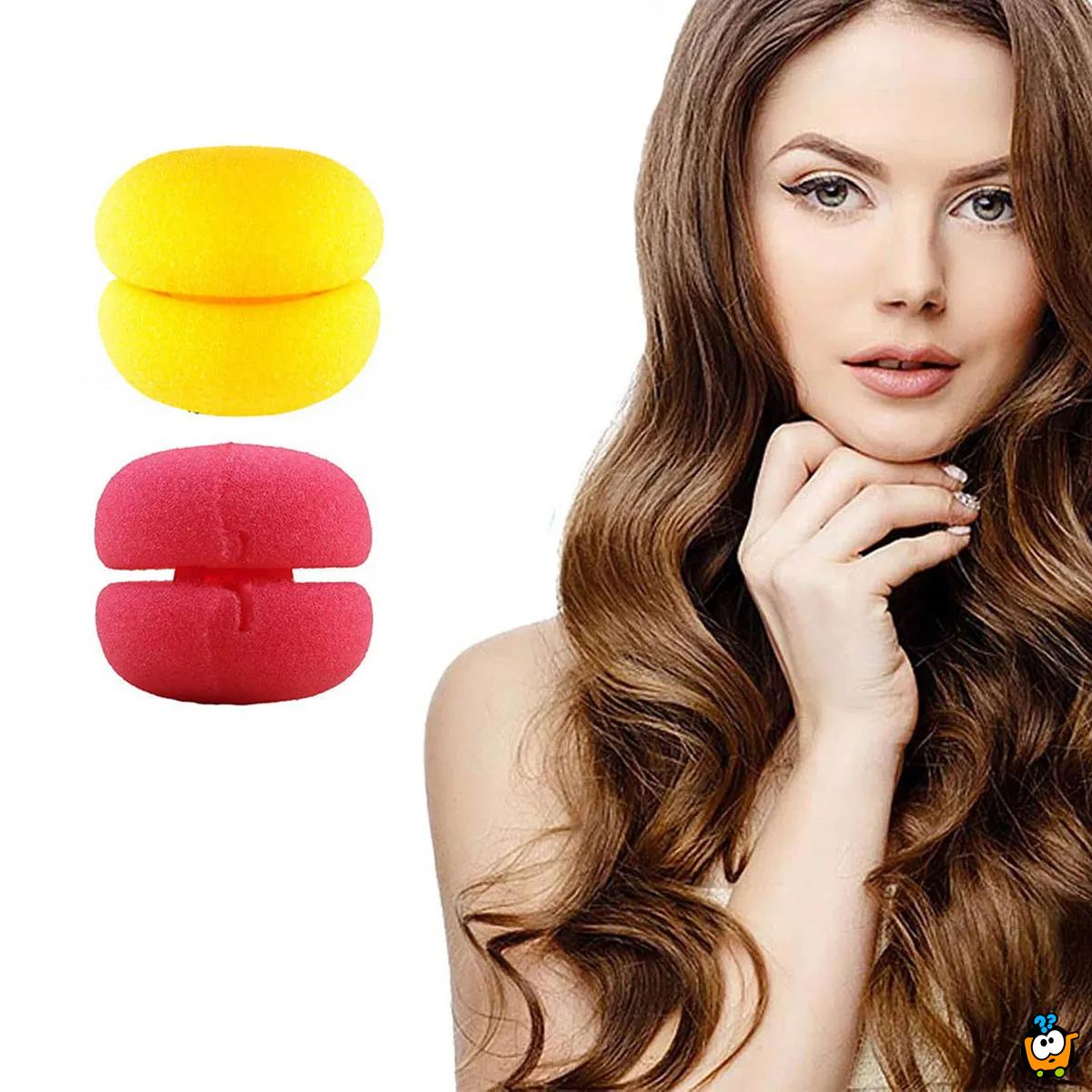 Macaroon NO HEAT Rollers - uvijači kose za zdrave lokne