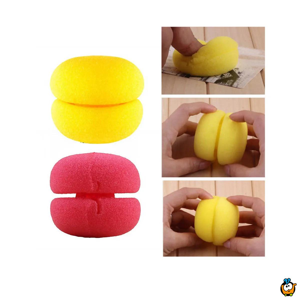 Macaroon NO HEAT Rollers - uvijači kose za zdrave lokne