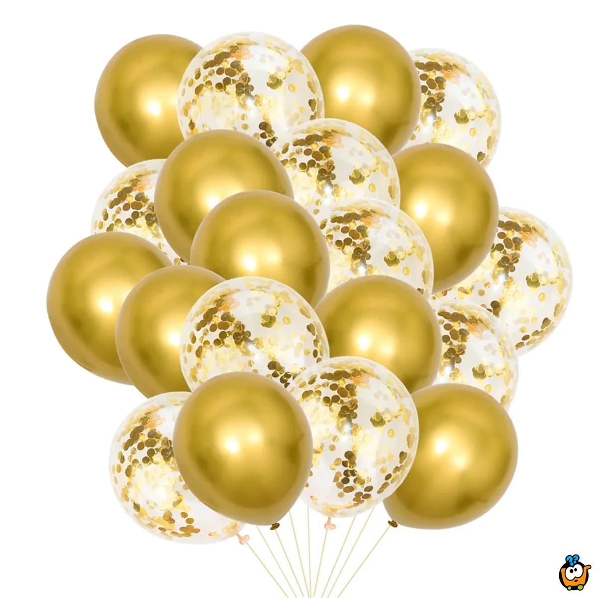 Set dekorativnih balona – Zlatni