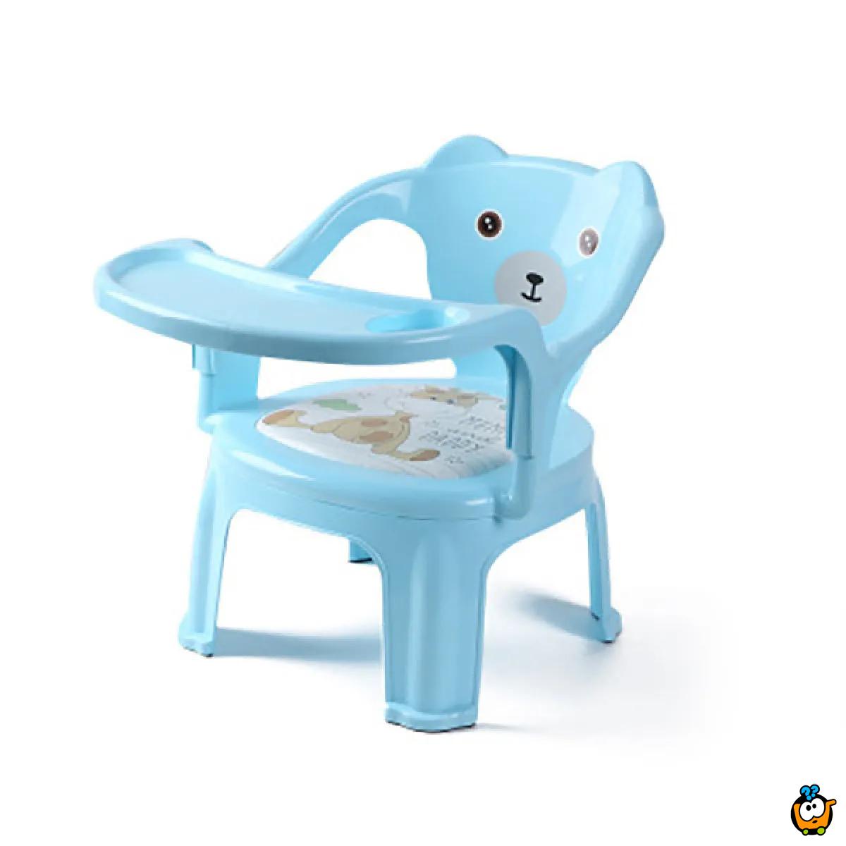 Bebi stolica sa poslužavnikom - za jelo i igru