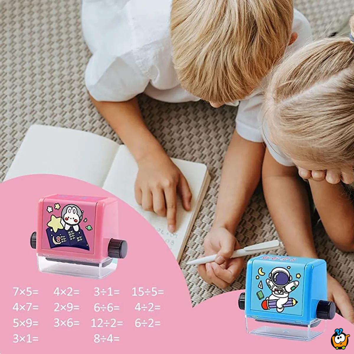 Matematička računaljka - Pečat za učenje oduzimanja