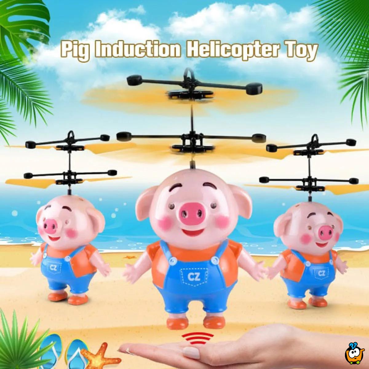 Pig Fly - Leteci helikopter na senzor
