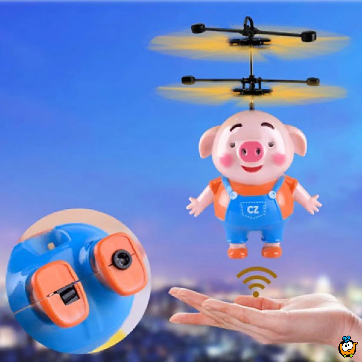 Pig Fly - Leteci helikopter na senzor