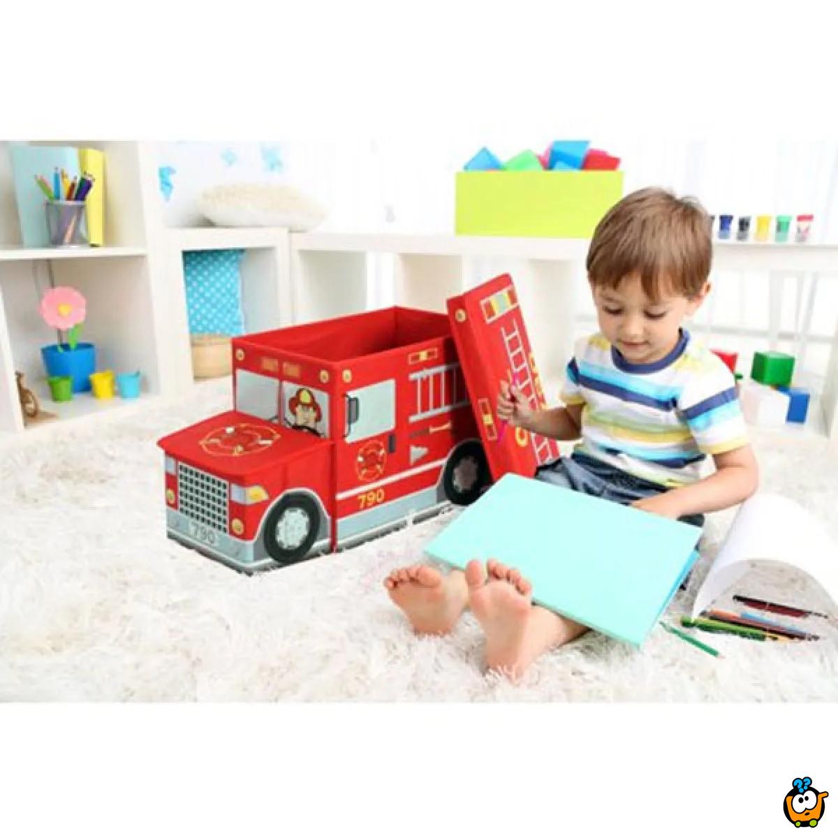 Cartoon Bus Storage - Mini Autobus + kutija za skladištenje