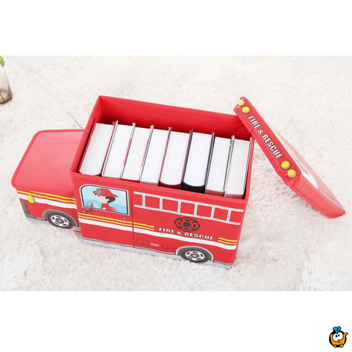 Cartoon Bus Storage - Mini Autobus + kutija za skladištenje