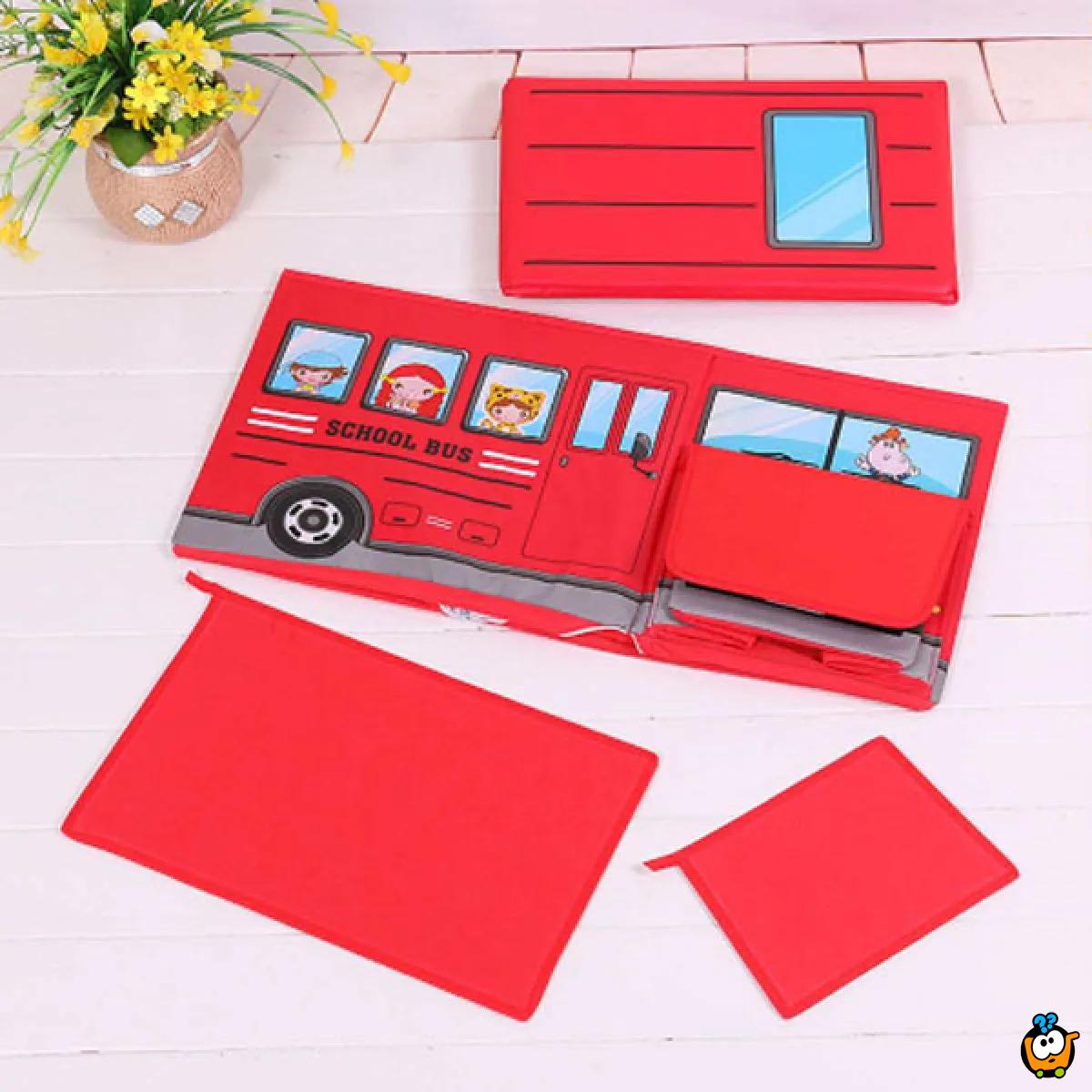 Cartoon Bus Storage - Mini Autobus + kutija za skladištenje