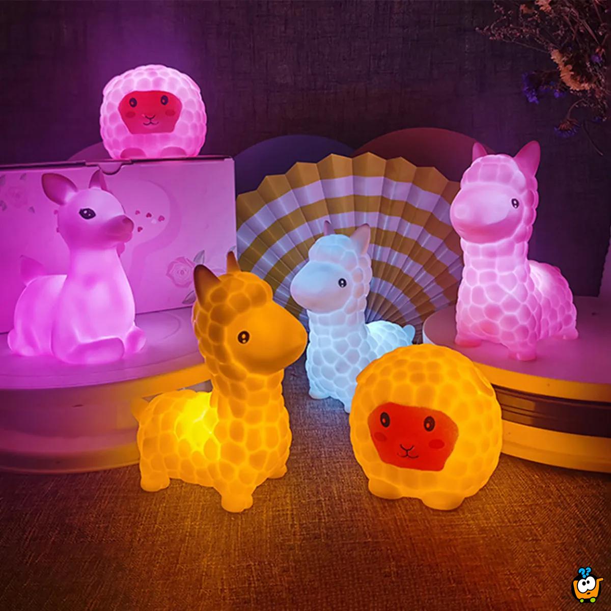 Slatke noćne lampe za dekoraciju dečije sobe