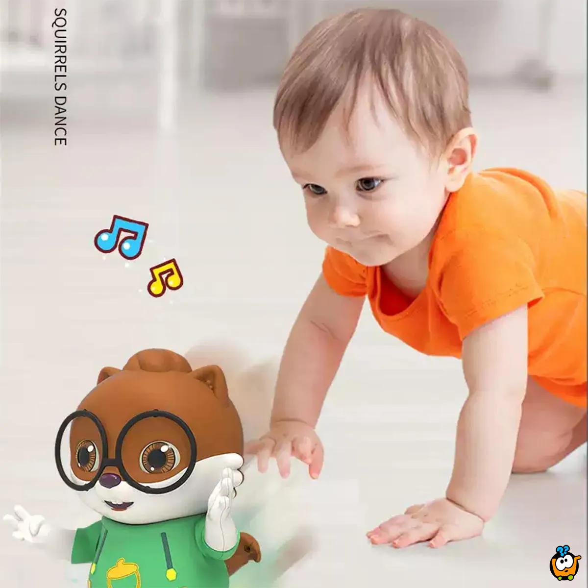 Razigrana veverica - edukativna igračka za decu