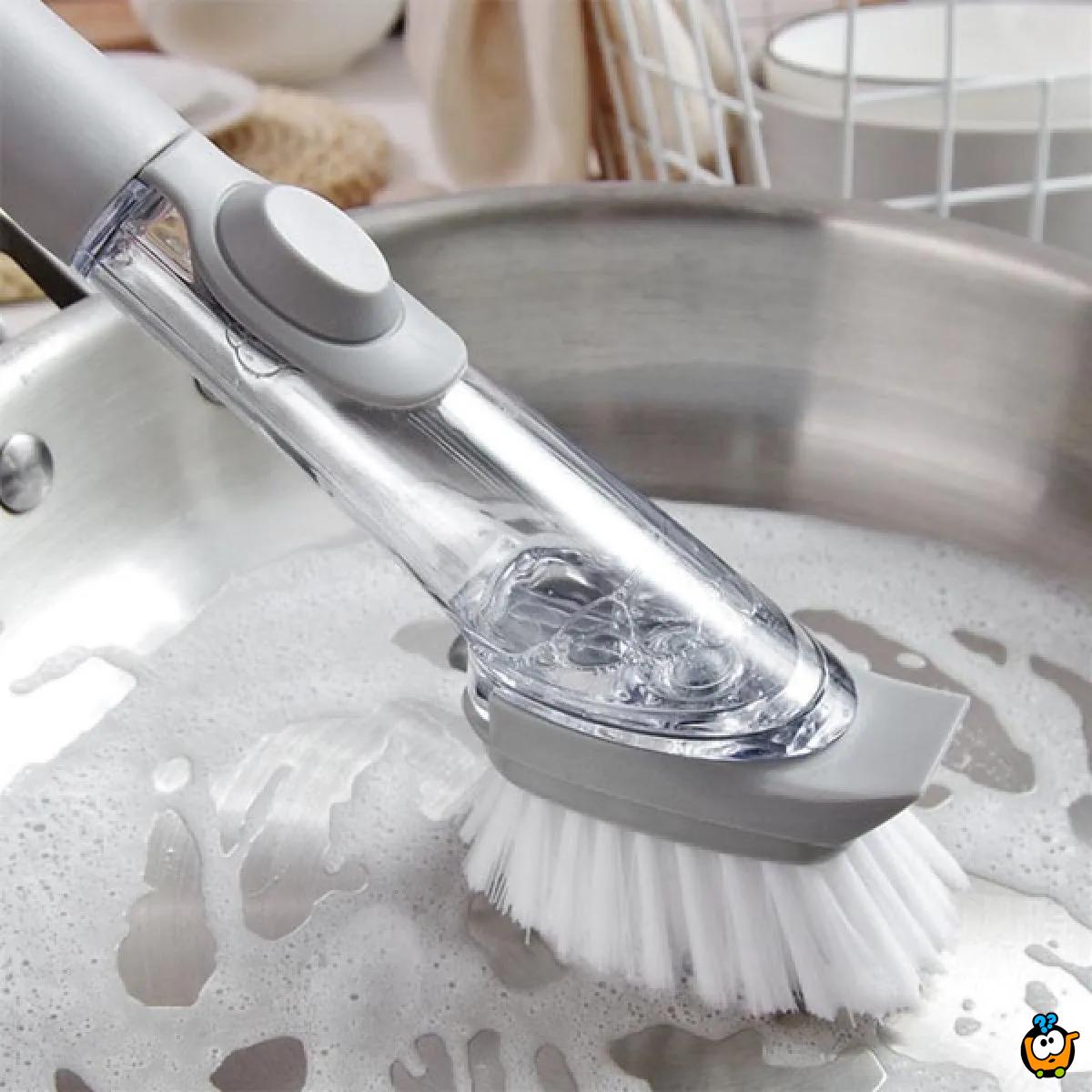 Liquid Brush – 2 u 1 Četka za pranje sudova