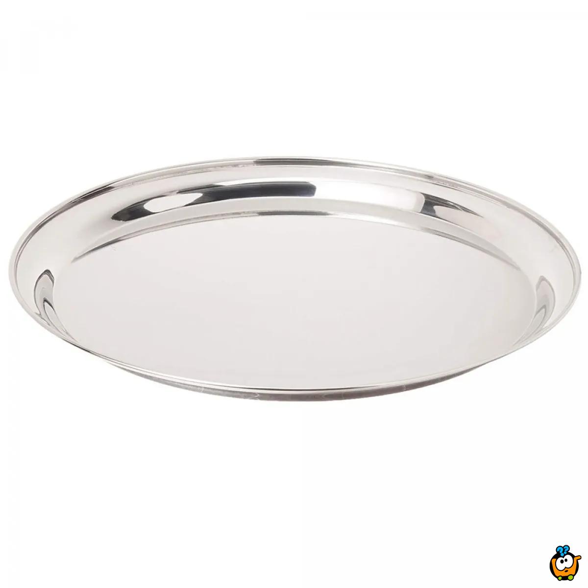 Oval Plate - Okrugli tanjir od nerđajućeg čelika