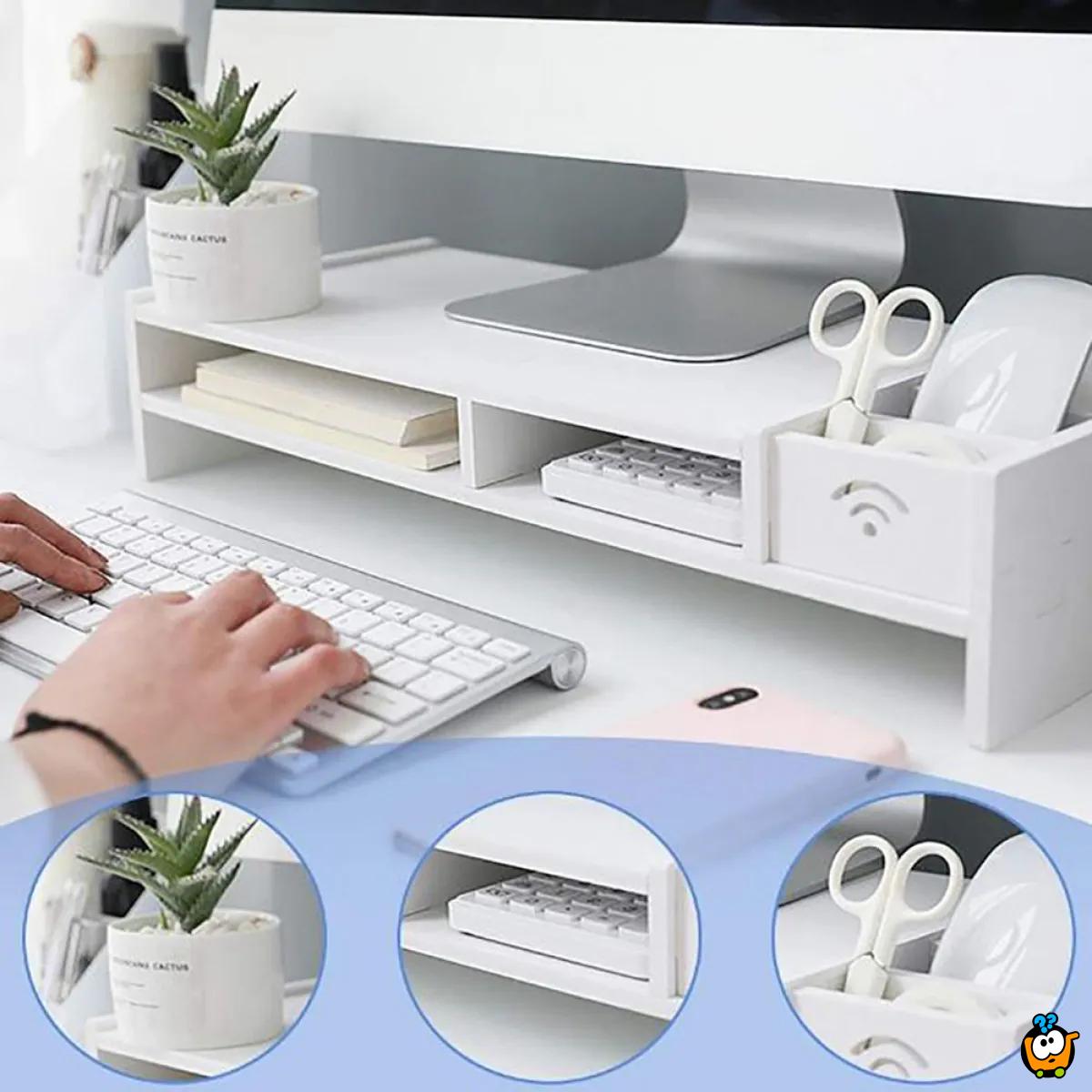 Desk panel - Postolje za računar sa pregradama za organizaciju