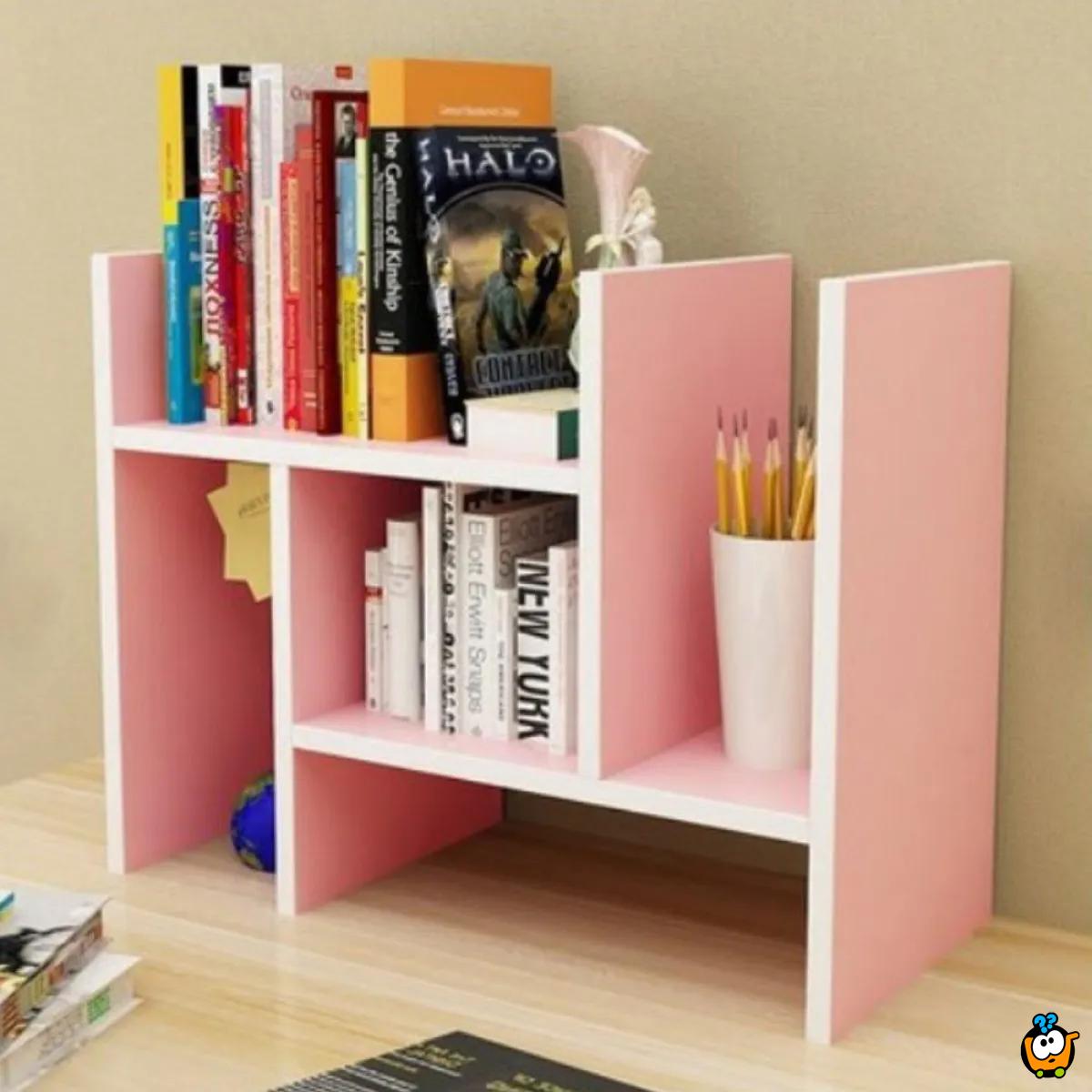 PINK Tabletop shelf - Kreativna polica za organizaciju radnog prostora