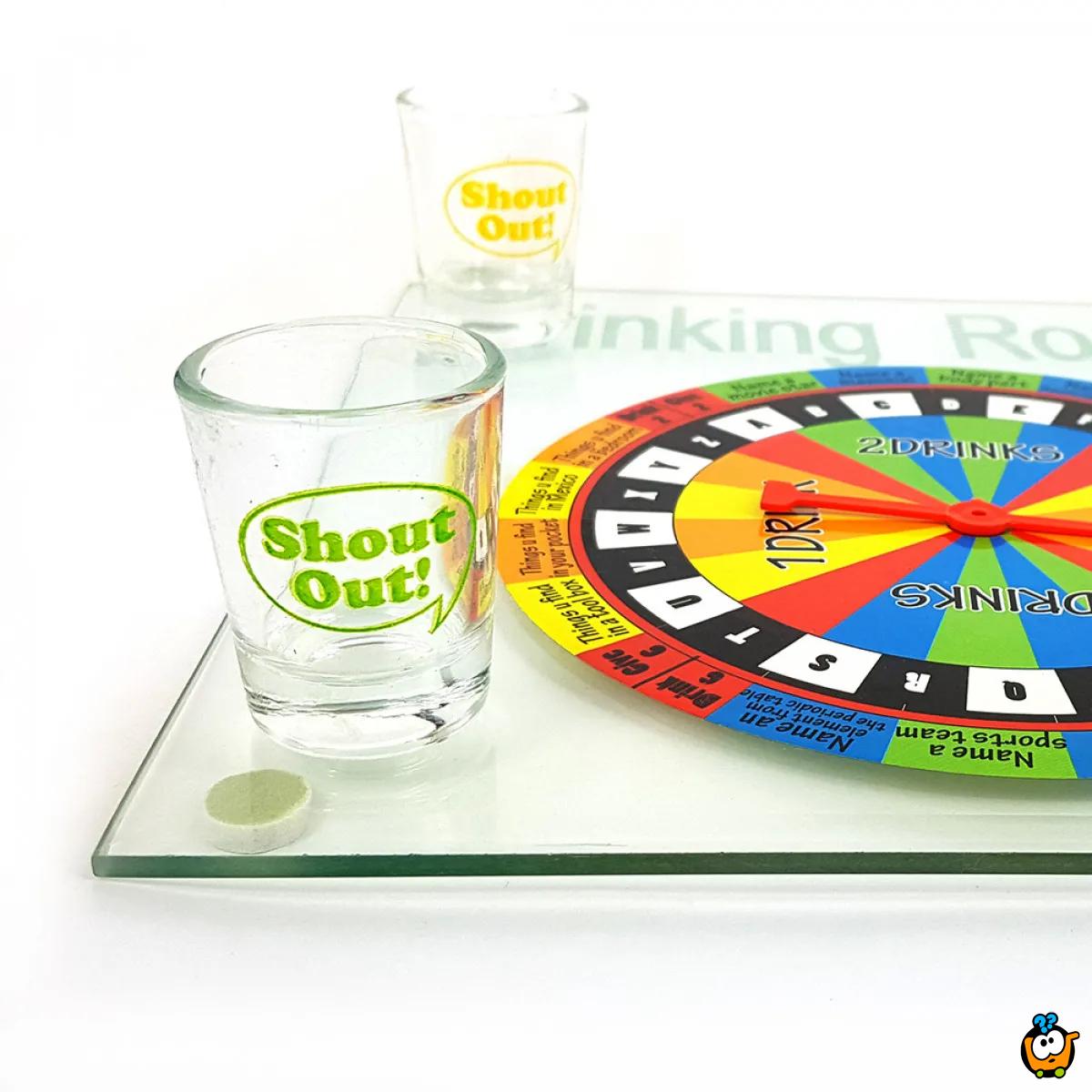 Shout Out Drinking Roulette Set - Pijani rulet