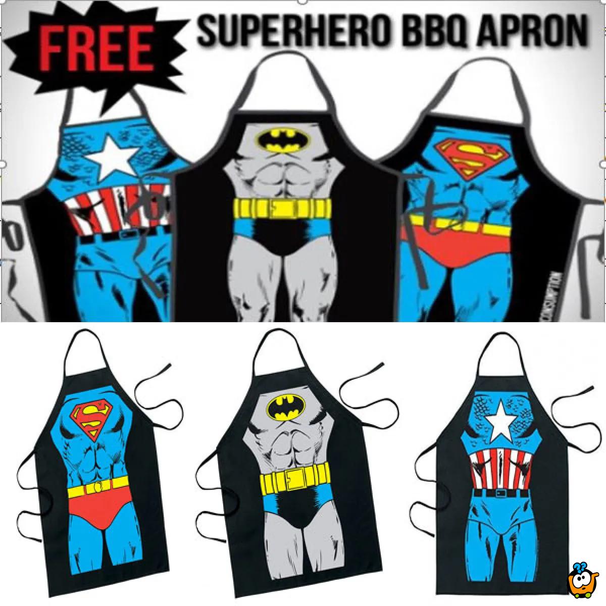 Vodootporna kecelja za muškarce - Super Heroj