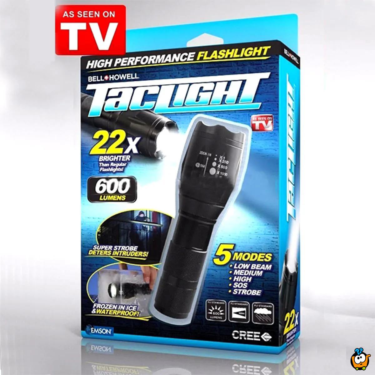 TacLight lampa - Reflektor visokih performansi