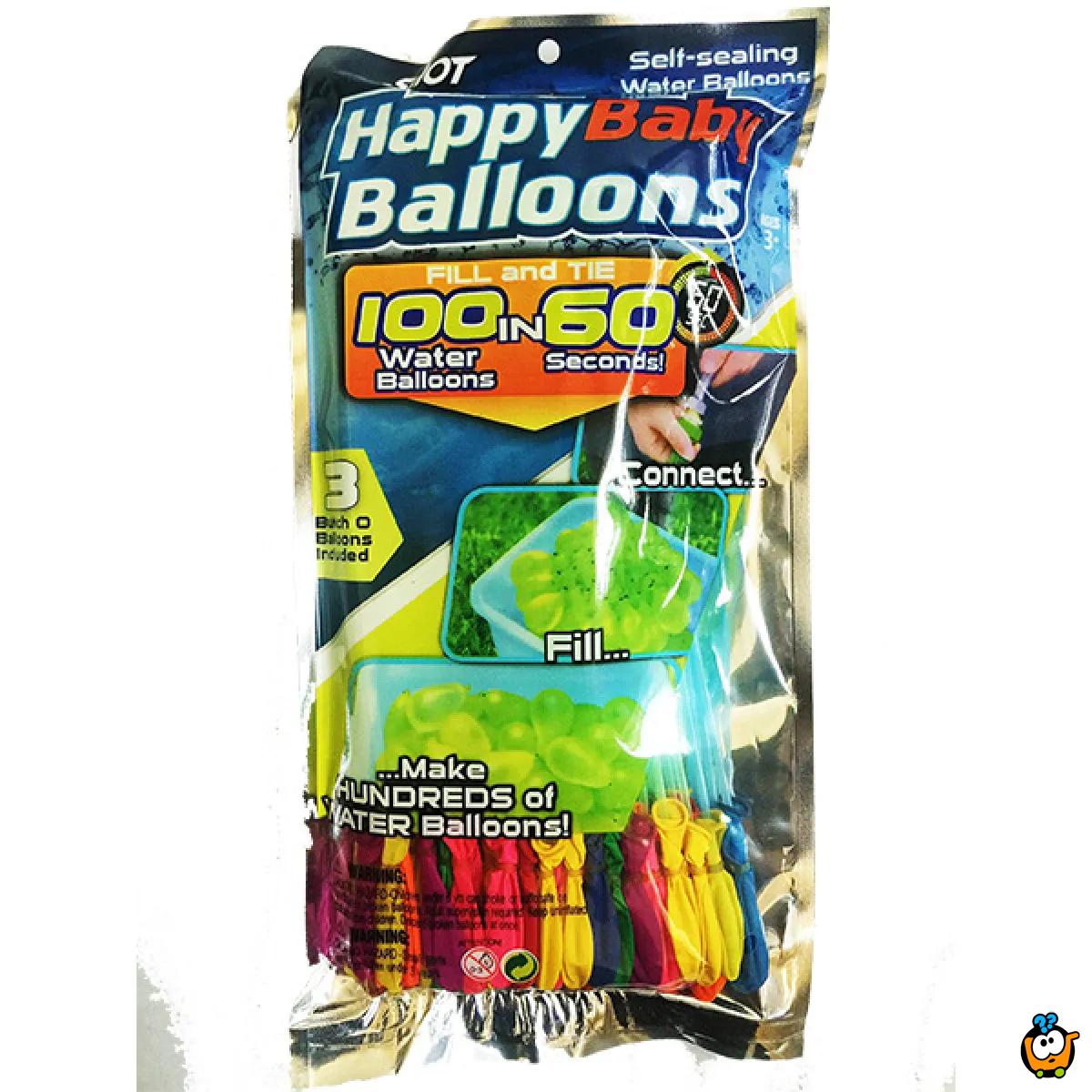 Happy Water Balloons - 100 vodenih balona