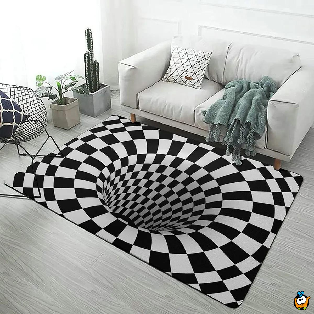 OPTICAL ILLUSION RUG - Autentični tepih iluzije 120x160 cm